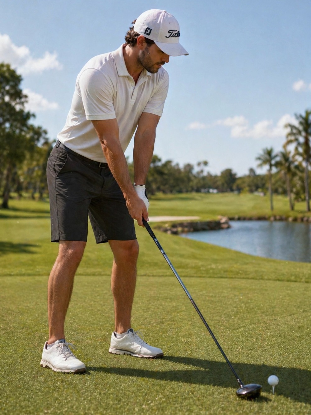 Ben Hogan Performance Golf Shorts - Medium Gray